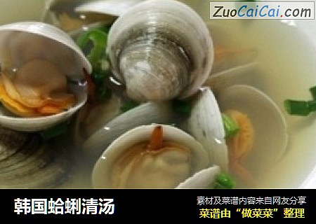 韩国蛤蜊清汤