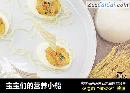 宝宝们的营养小船