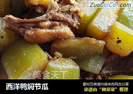 西洋鸭焖节瓜
