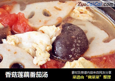 香菇莲藕番茄汤