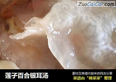 莲子百合银耳汤