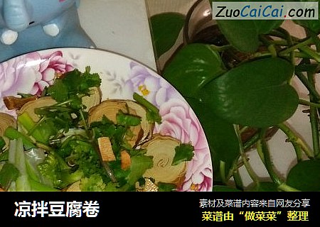 凉拌豆腐卷