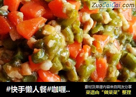 #快手懒人餐#咖喱豆角