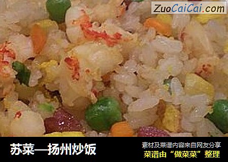苏菜—扬州炒饭