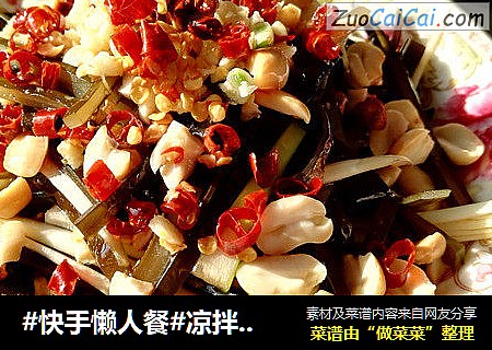 #快手懒人餐#凉拌海带