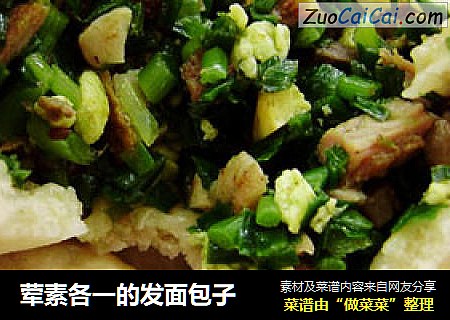 荤素各一的发面包子