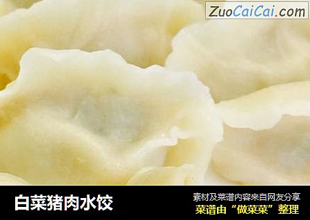 白菜猪肉水饺