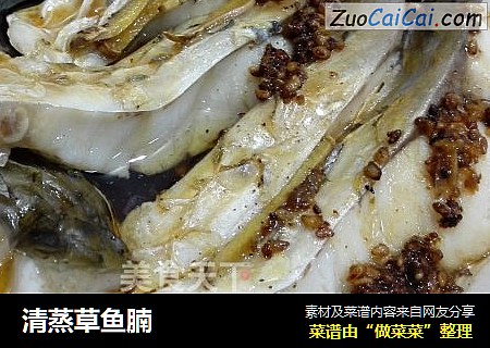 清蒸草鱼腩