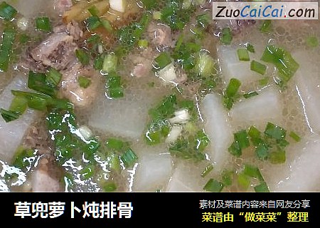 草兜萝卜炖排骨