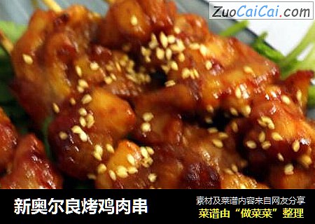 新奥尔良烤鸡肉串