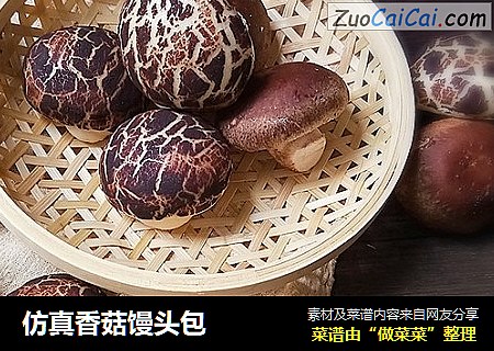 仿真香菇馒头包
