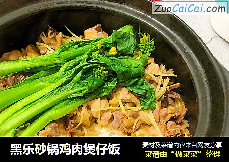 黑乐砂锅鸡肉煲仔饭
