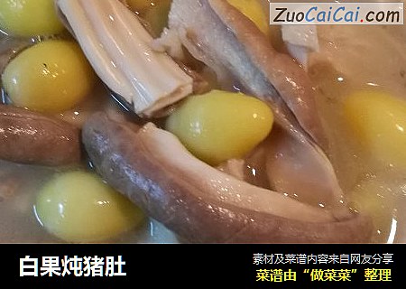 白果炖猪肚