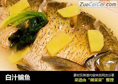 白汁鳊鱼