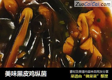 美味黑皮鸡纵菌