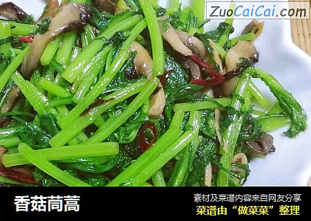 香菇茼蒿