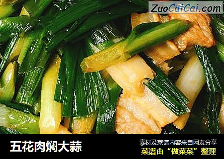 五花肉焖大蒜