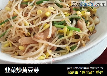 韭菜炒黄豆芽