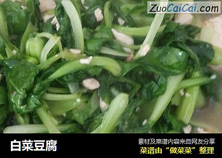 白菜豆腐