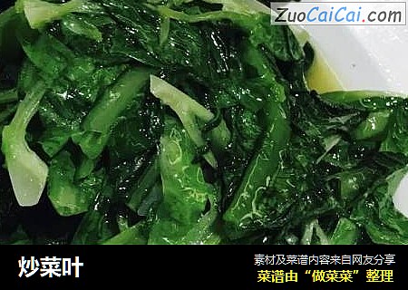 炒菜叶