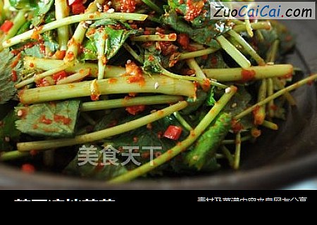 韩国凉拌茴芹