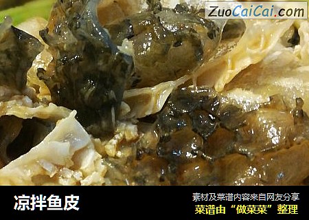 凉拌鱼皮