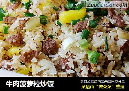 牛肉菠萝粒炒饭