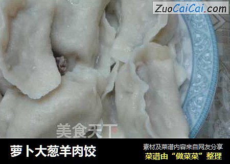 萝卜大葱羊肉饺