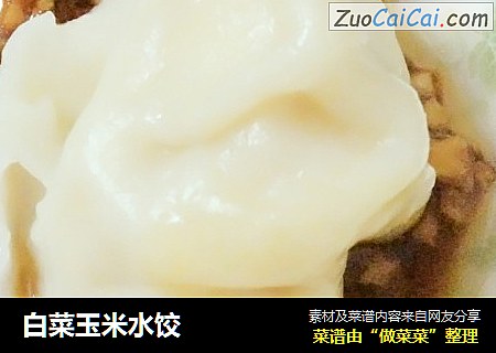 白菜玉米水饺