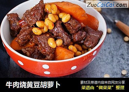牛肉烧黄豆胡萝卜