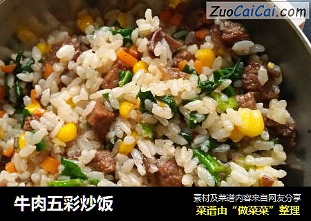 牛肉五彩炒饭