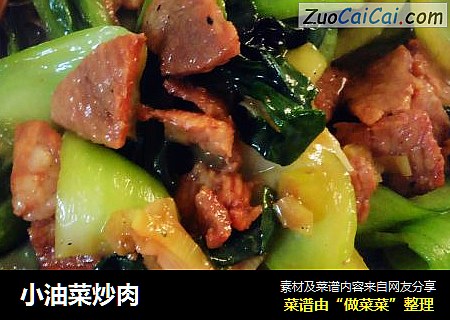 小油菜炒肉