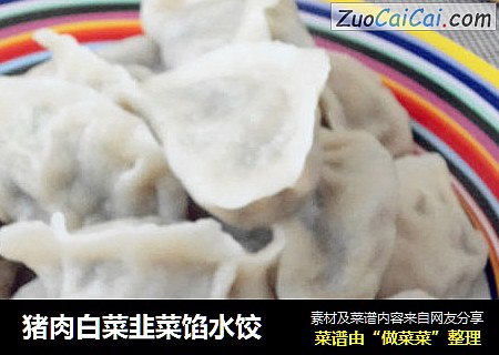 猪肉白菜韭菜馅水饺