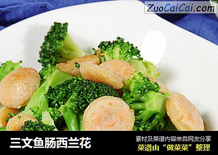 三文鱼肠西兰花