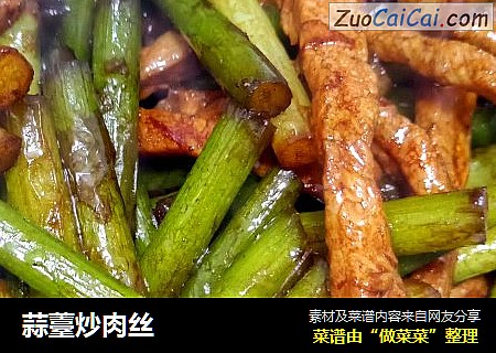 蒜薹炒肉丝