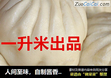 人间至味，自制酱香大肉包