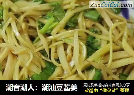 潮音潮人：潮汕豆酱姜