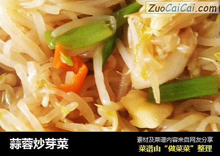 蒜蓉炒芽菜