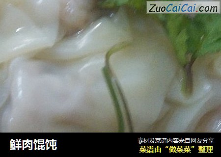 鲜肉馄饨