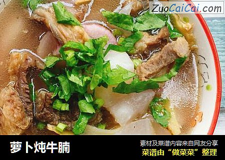 萝卜炖牛腩