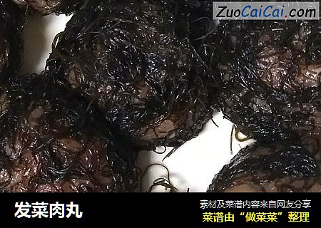 发菜肉丸