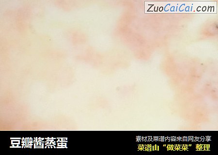 豆瓣酱蒸蛋