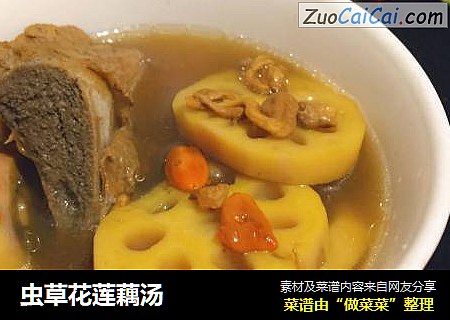 虫草花莲藕汤