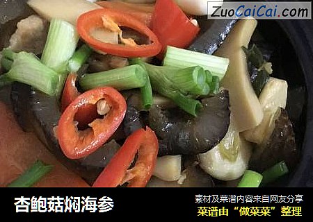 杏鲍菇焖海参