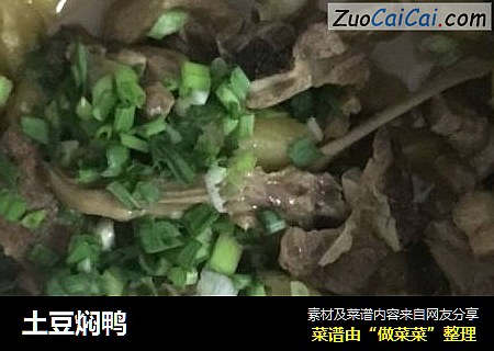 土豆焖鸭