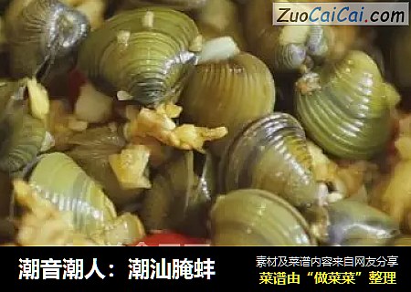 潮音潮人：潮汕腌蚌