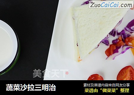 蔬菜沙拉三明治