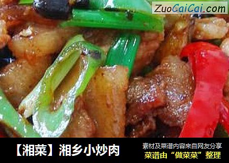 【湘菜】湘乡小炒肉