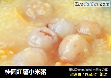 桂圆红薯小米粥