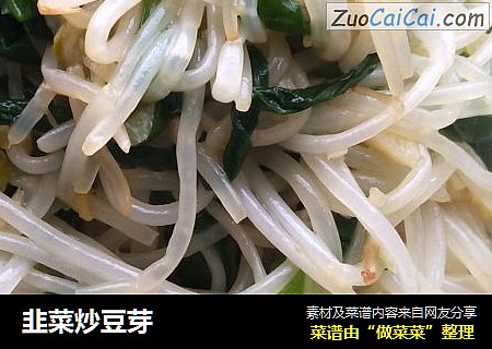韭菜炒豆芽